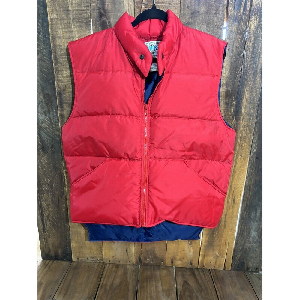 William Barry Struggle Gear Vest Size M. NWOT RED/Navy